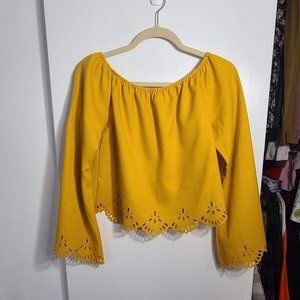NEVER WORN mustard blouse